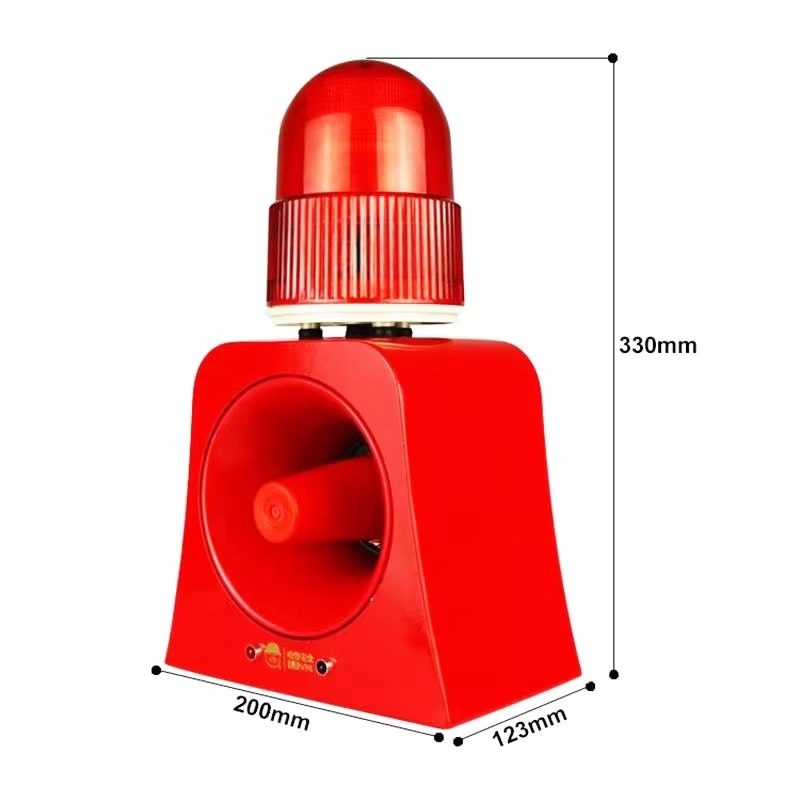 Outdoor Lighting Wireless - 휴대용 12V 보안 경보 사이렌 120dB,