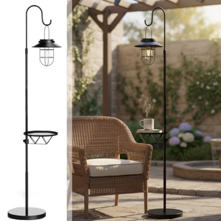 태양광 플로어 램프 겸 테이블, 60인치 야외용 셰퍼드 - Outdoor Lighting Waterproof 리뷰 및 가격