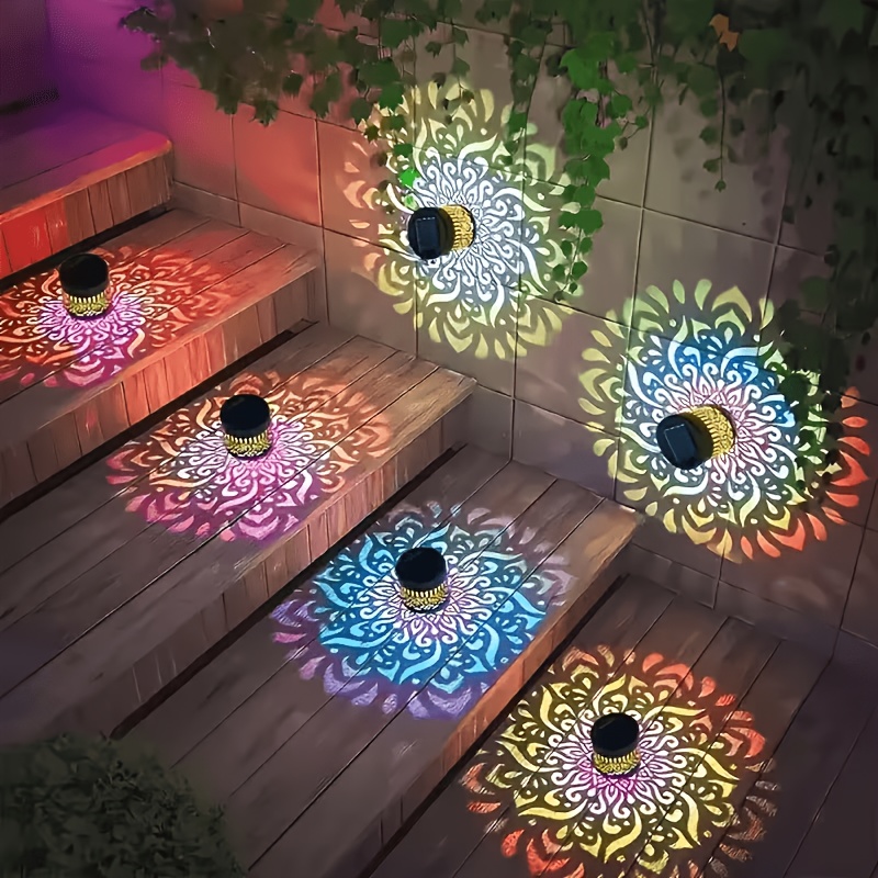 1/2/4팩 태양광 울타리 조명, 만다라 패턴 디자인, - Outdoor Lighting Waterproof 리뷰 및 가격