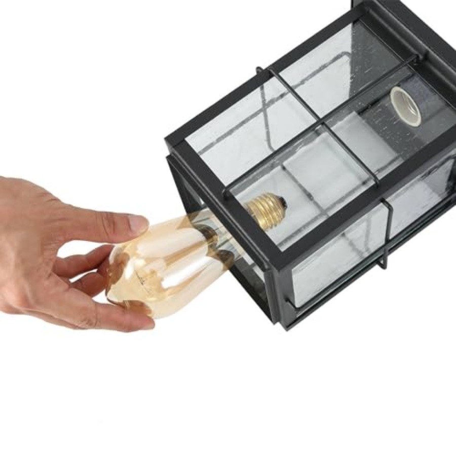 야외용 펜던트 조명기구, 농가풍 블랙 녹방지 천장형 야 - Outdoor Lighting Black 리뷰 및 가격