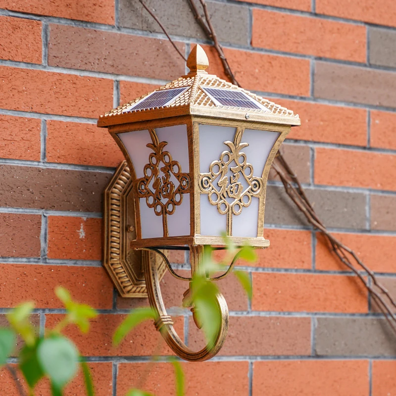 실외용 유럽 스타일의 태양광 충전식 가정용 현관, 벽, - Outdoor Lighting Waterproof 리뷰 및 가격